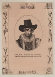 Isaac Pennington, Lord Mayor of London, died a Prisoner in the Tower, 17 December 1661